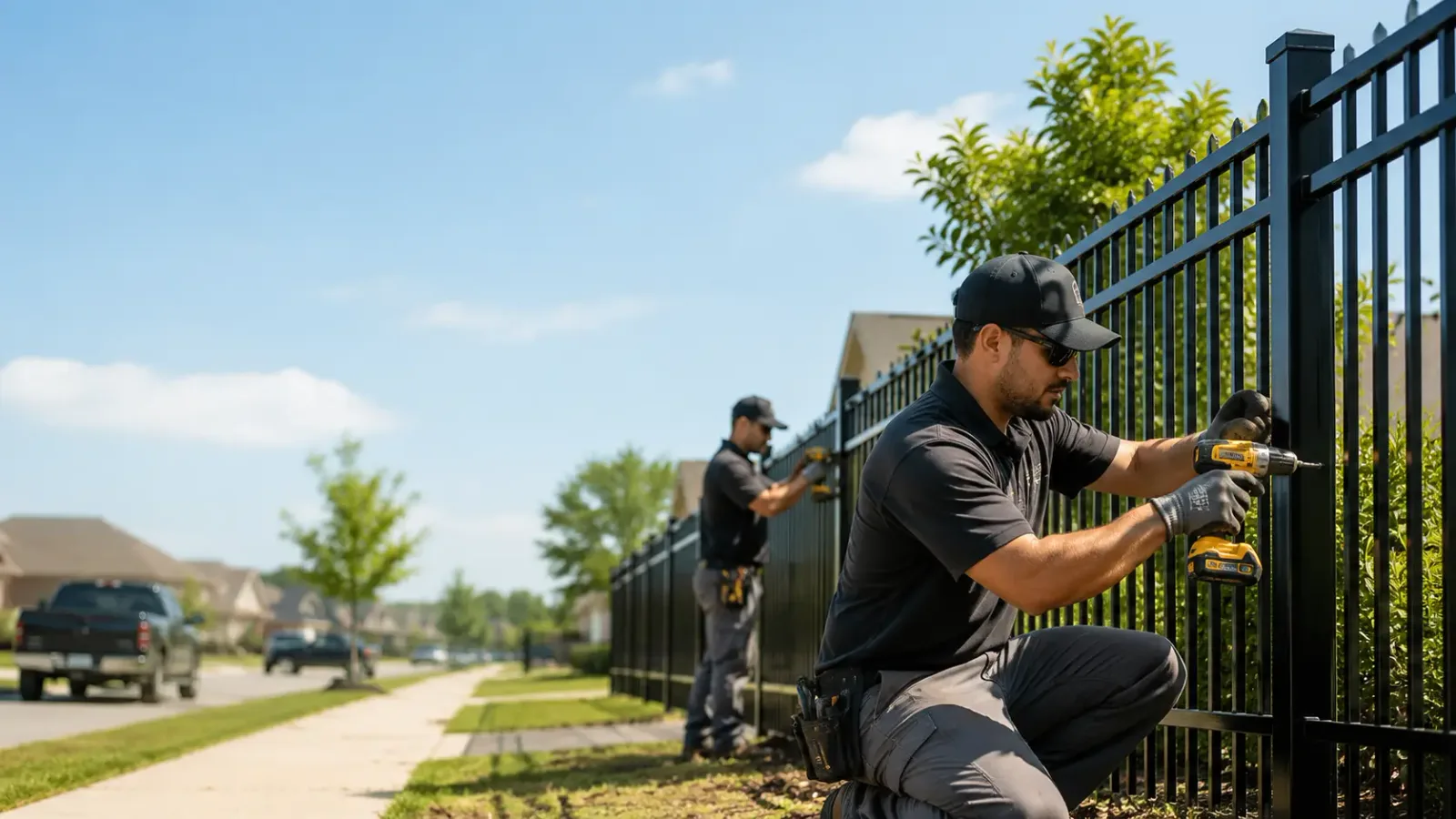 Metal Fence Installation in Bluffton, SC